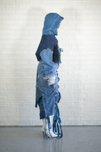 Load image into Gallery viewer, Stacked Denim Hoodie
